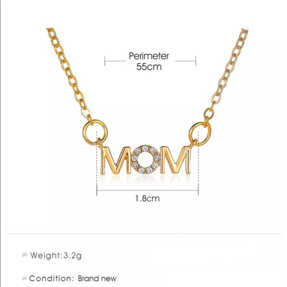 Women Mom Letter Pendant Necklace - Picture 3 of 3